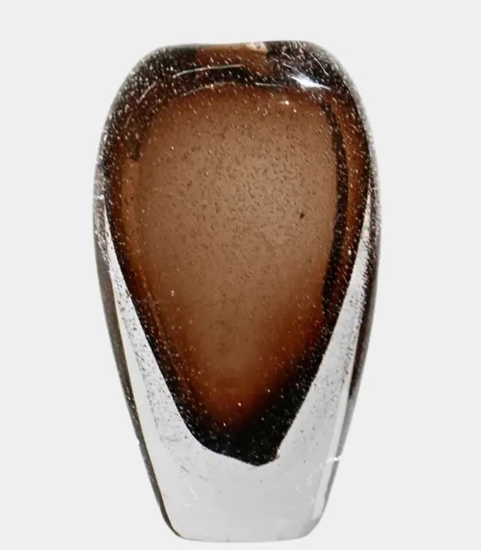 Isabeau Glass Vase – Bubble-Textured Ombré Design