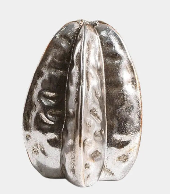 Ceramic Carambola Vase – Sculptural Star Fruit Design 16 cm