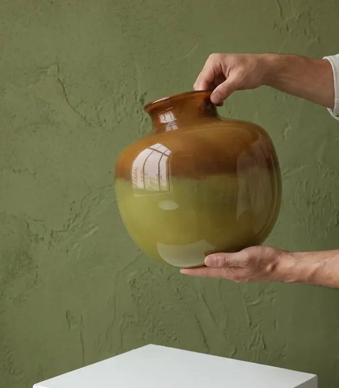 Maris Handcrafted Ombré Glass Tabletop Vase
