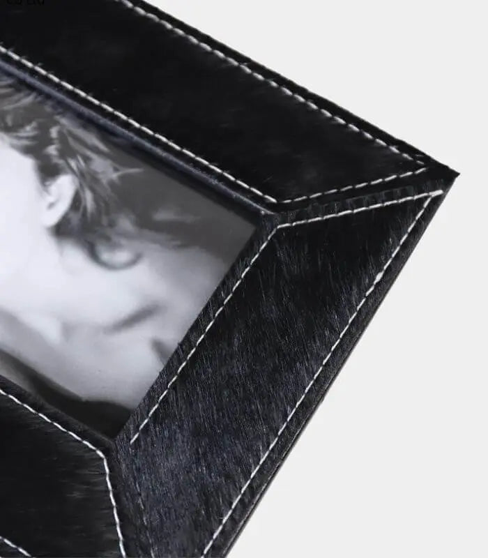 Manège Frame Photo Frame - Artisan Black Collection Leather & Wood