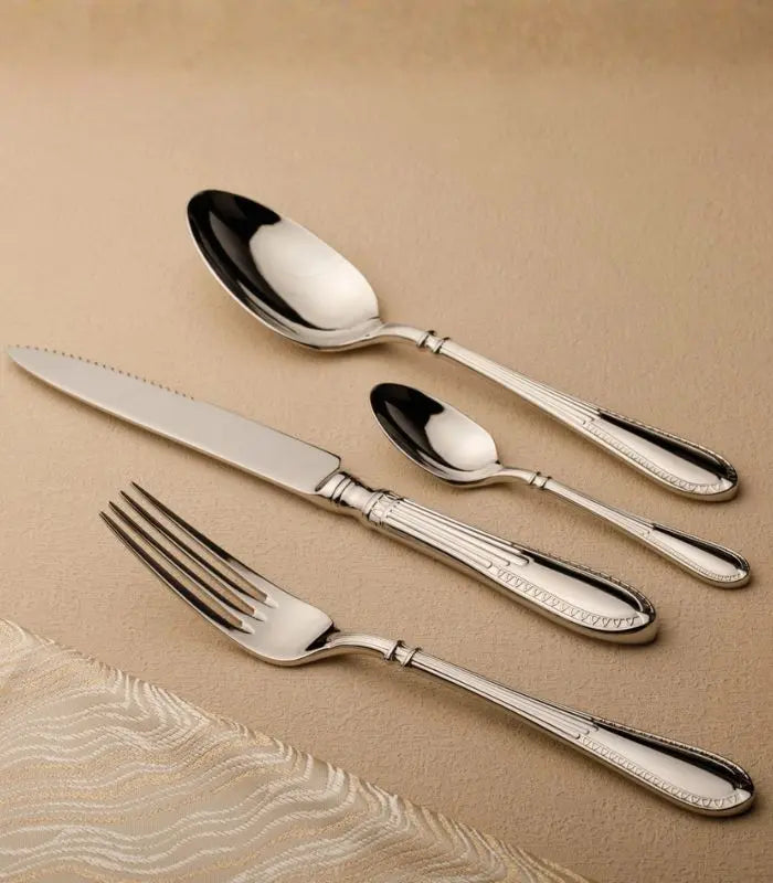 Classic Stainless Steel Flatware Set – 20-Piece Classic Dinnerware Collection