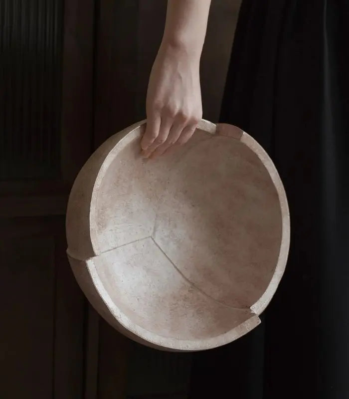 Allette Resin Bowl – Handcrafted Organic Design 29 cm