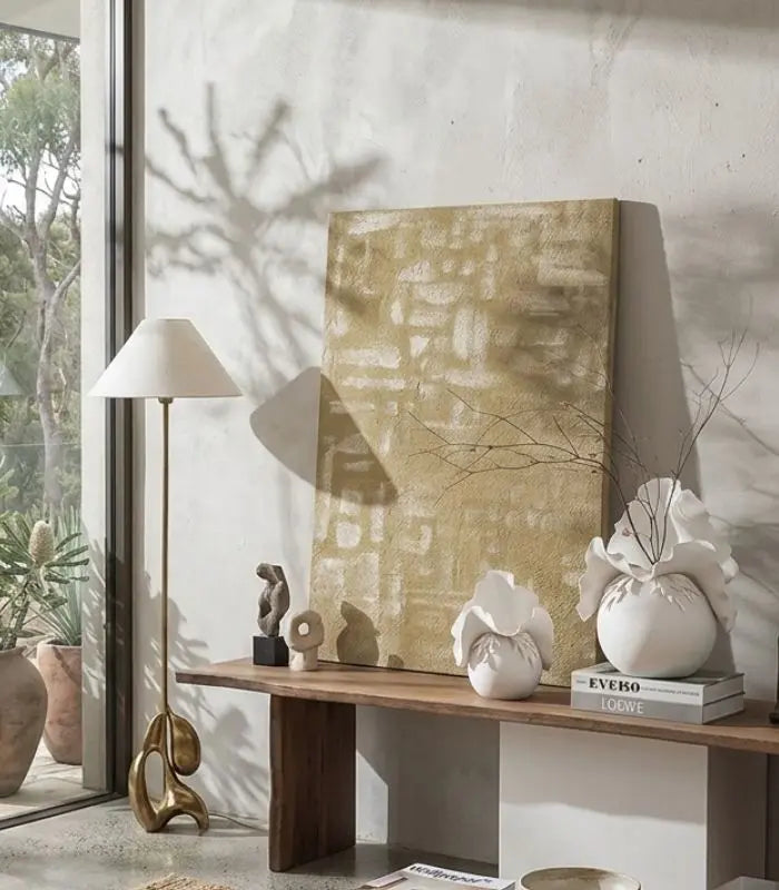 Nascence Ceramic Tabletop Vase – Handcrafted Sculptural Vessel