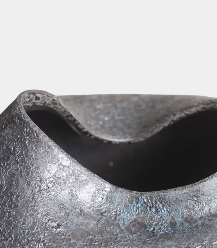 The Lunar Ceramic Vase Handcrafted 28x14 cm