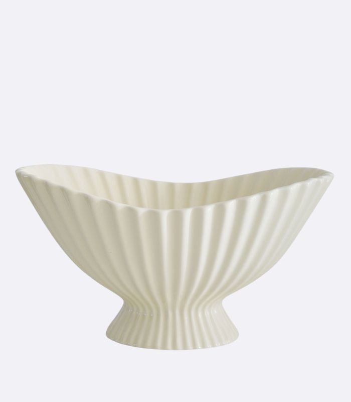 Mirabelle Ceramic Decorative Bowl Large Centrepiece