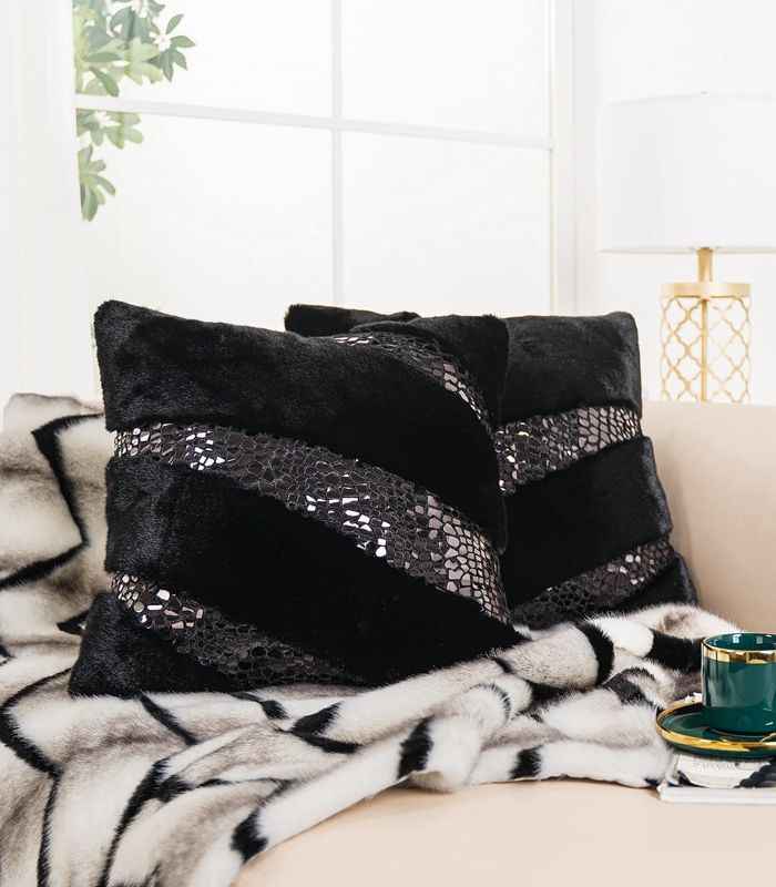 Faux Fur Cushion Cover 45cm