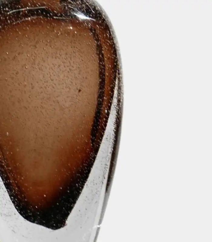 Isabeau Glass Vase – Bubble-Textured Ombré Design