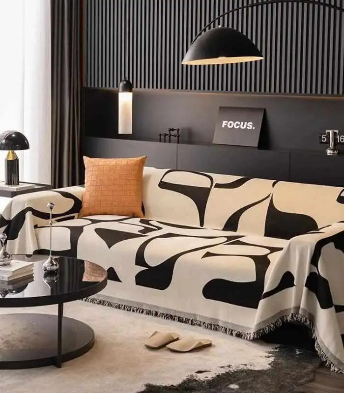 Sofa Cover | Couch Cover Monochrome