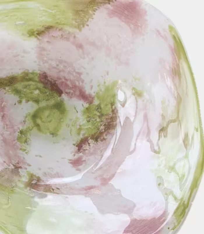 Aurora Glass Bowl – Hand-Blown Irregular Decorative Centrepiece 35 cm