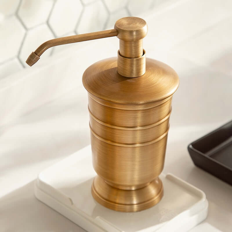 Bathroom Accessories Set Brass