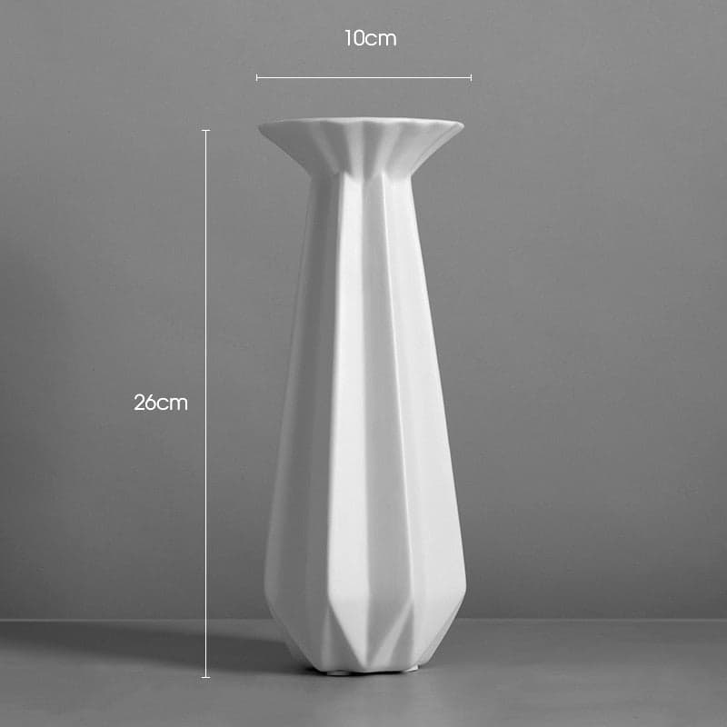 Candel Holder Pillar Porcelain White