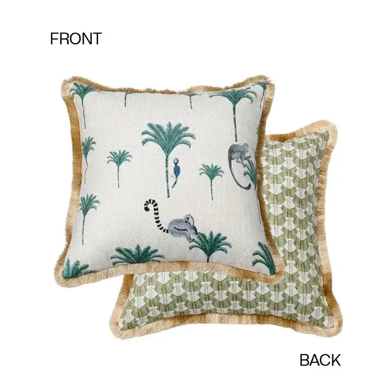 Tropical Cushion Cover Green