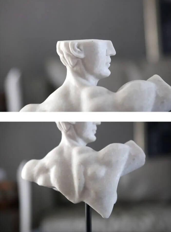 Bust Base Sculpture Bust on Stand Roman Acrylic Base 30cm - Last Aristocrat
