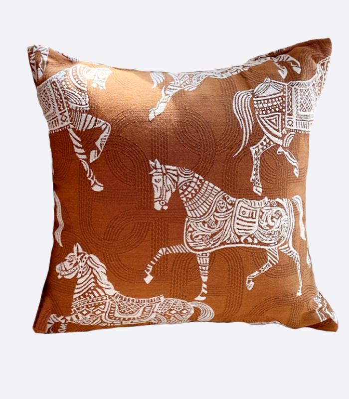 Modern Woven Cushion Cover Embroidered 45x45cm