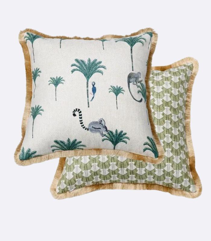 Tropical Cushion Cover Green