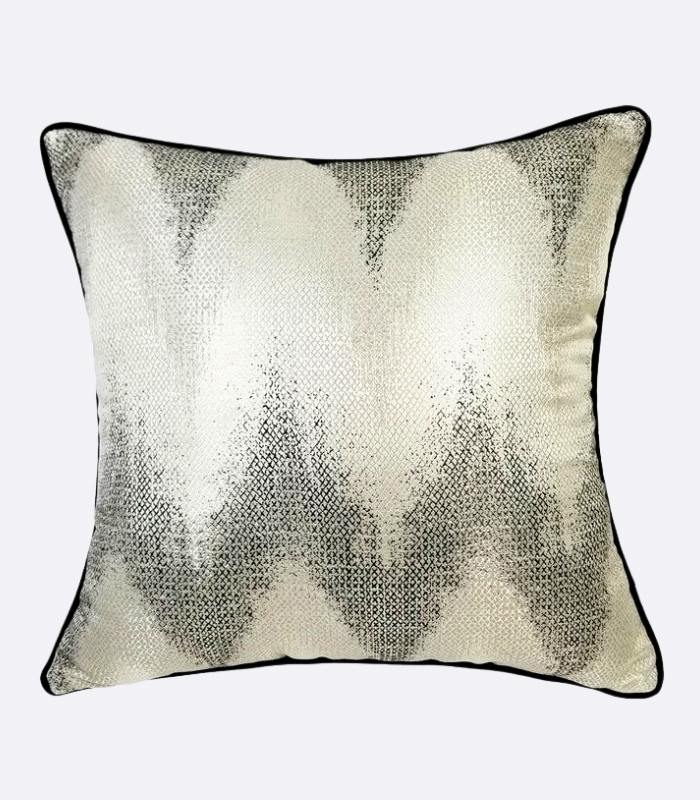 Snake Skin Woven Cushion Cover Decorative Square 45x45cm