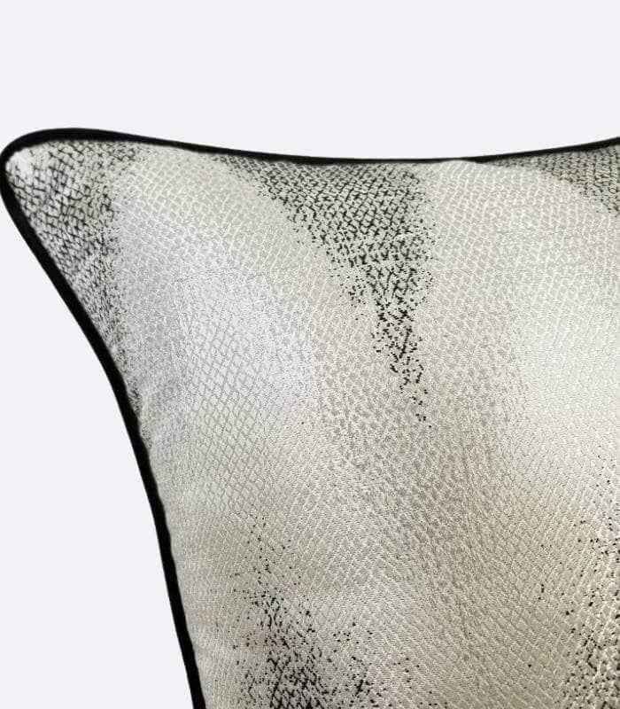 Snake Skin Woven Cushion Cover Decorative Square 45x45cm