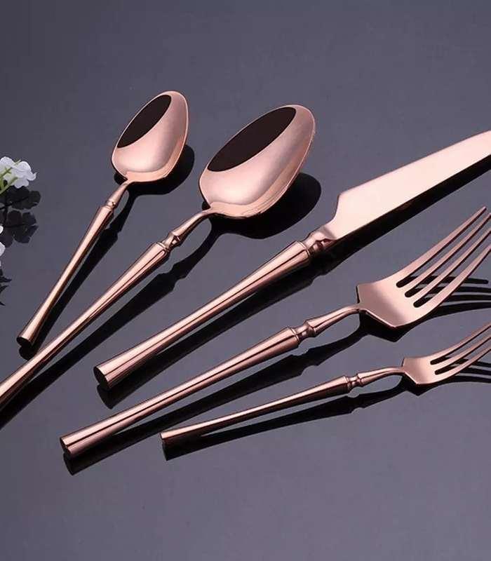 30 Pcs Cutlery Set Stainless Steel Mirror Polished Set for 6