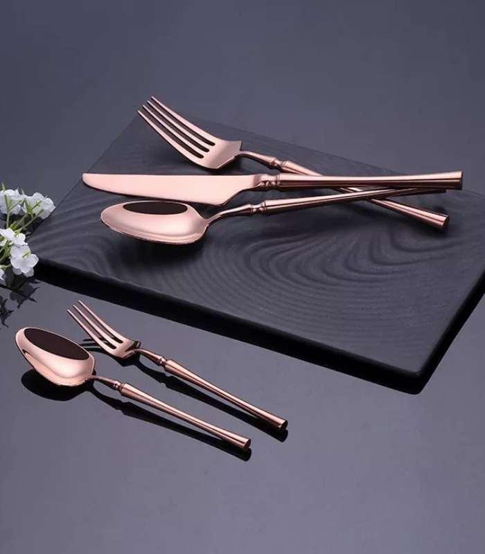 30 Pcs Cutlery Set Stainless Steel Mirror Polished Set for 6