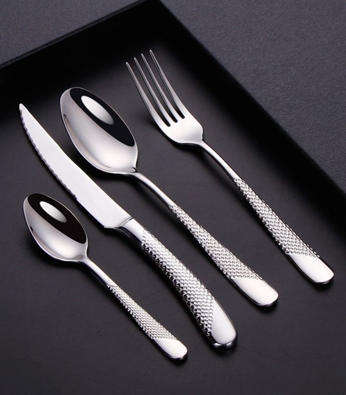 Premium Stainless Steel Mirror-Polished Cutlery Set