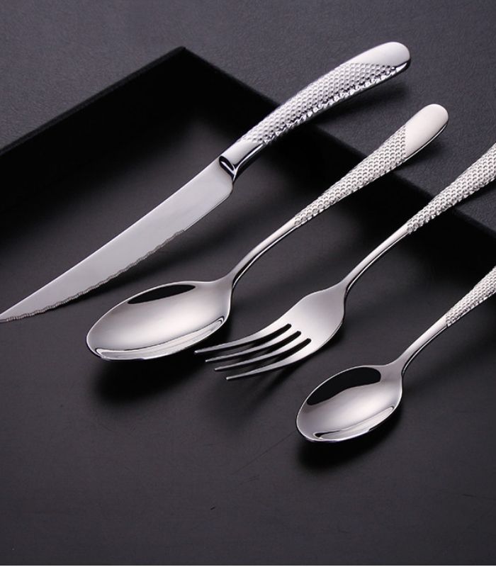 Premium Stainless Steel Mirror-Polished Cutlery Set