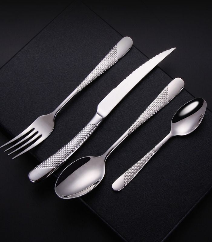 Premium Stainless Steel Mirror-Polished Cutlery Set