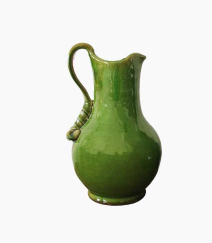 Green Vase Classic Porcelain Tabletop  Pitcher Vase