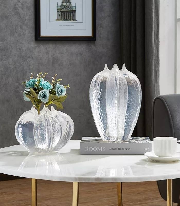 Petal Design Flower Vase Desktop Decoration