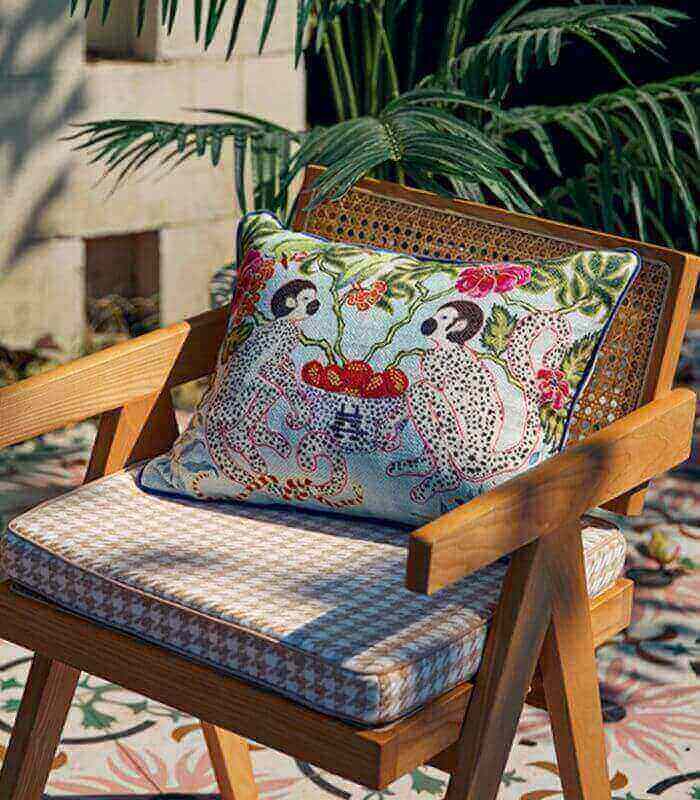 Tropical Decorative Cushion Cover Woven 35x45 cm