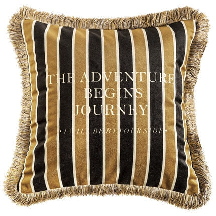 Retro Gold Cushion Cover Decorative Pillow Case Print Velvet